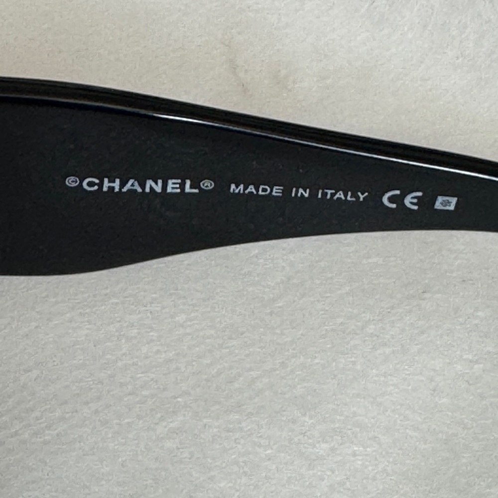 CHANEL Black white Camelia flowers Sunglasses RX for prescription - Picture 5 of 14